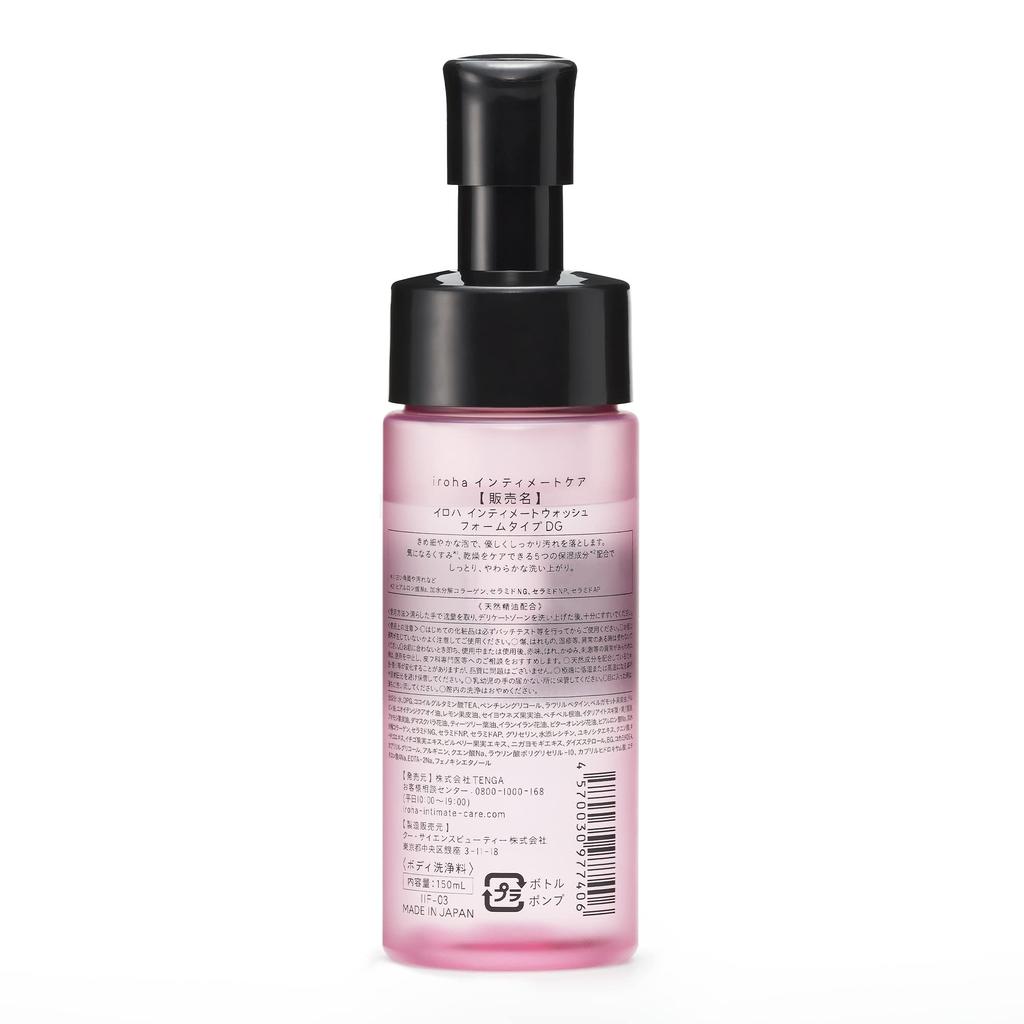 Iroha Iroha Delicate Zone Soap Intimate Wash Damask Rose and Geranium Scent Foam Type [Foam Type]