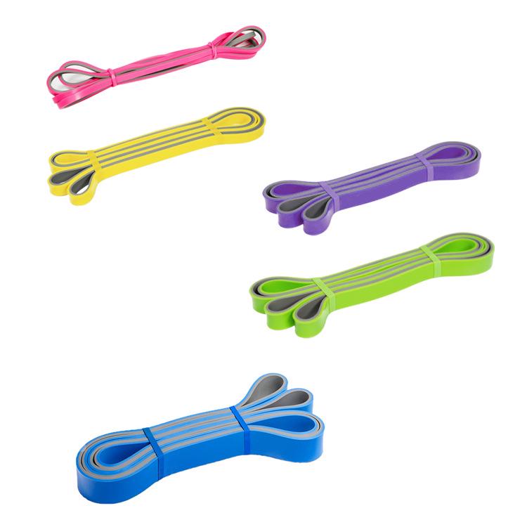Dual-Color TPE Resistance Band for Pull-Up & Yoga Fitness