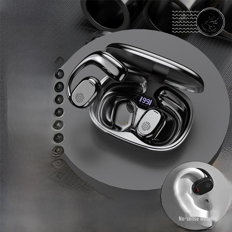 

GT280 HIFI беспроводные Bluetooth 5.4 наушники с креплением-крючком: Высококачественная универсальная посадка чёрный