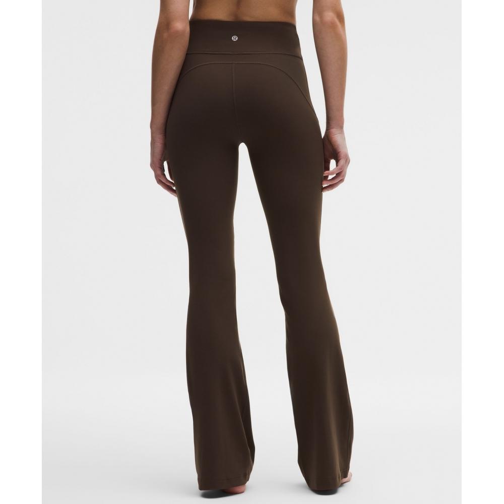 Lululemon Groove Nulu High Rise Flared Pant  Short Walnut Crunch