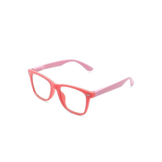 Intellilens Wayfarer Kids Computer Glasses for Eye Protection with Lens Cleaner Solution for Spectacles | Blue Light Filter Glasses | (48-17-130)