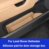For Land Rover 2020-2025 Defender 130/110/90 Door Storage Box Silicone Mat Interior Decoration Accessories