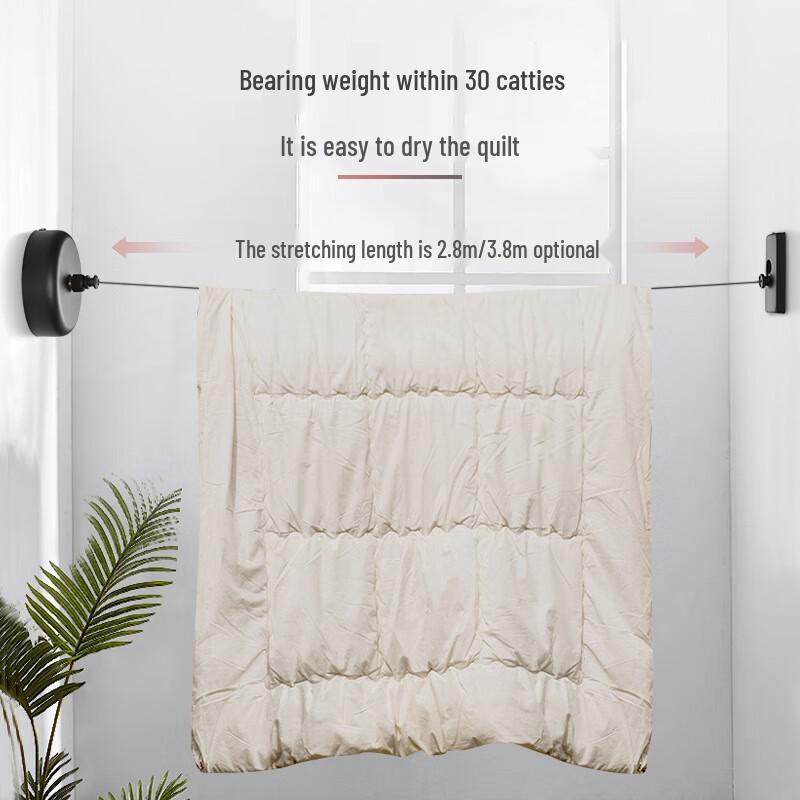 Retractable Wall-Mounted Clothesline