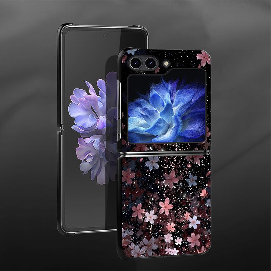 Cherry Blossom Daisy Case for Samsung Galaxy Flip6 Flip3 Flip7 FE Flip5 Z Flip 7 6 5 4 3 Flip4 Back Phone Cover Funda