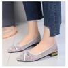 Sweet Flats for Women Summer Casual Slip on Pointed Toe Leisure Shoes for Women Solid Butterfly Knot Platform Flats Plus Size