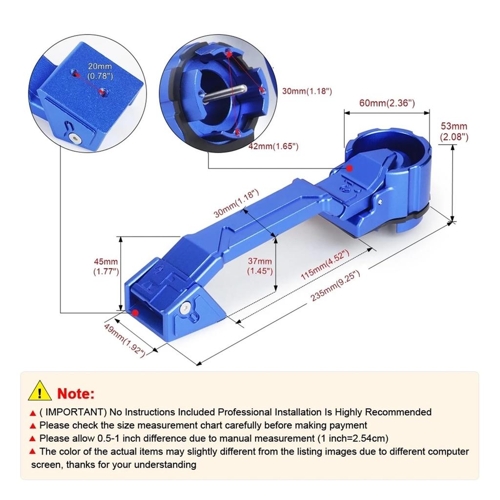 2022 Aluminum Car Exterior Mechanical Door Handle for Jeep Wrangler JK 2007-2017 Car Door Styling