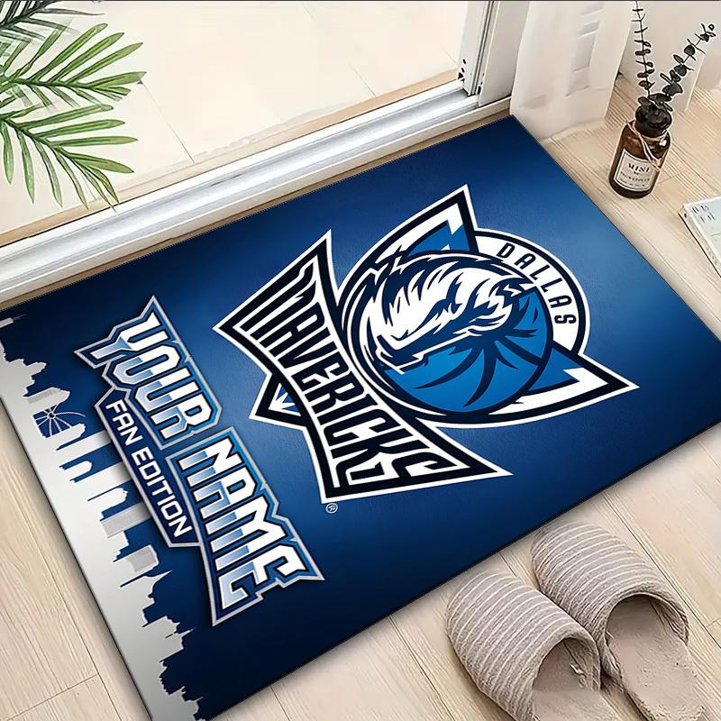 Custom Name Rug MAVERICKS LOGO Area Rug Suitable for Indoor And Outdoor,Carpets for Homes, Offices,Living Rooms,Home Decor,Christmas Gift
