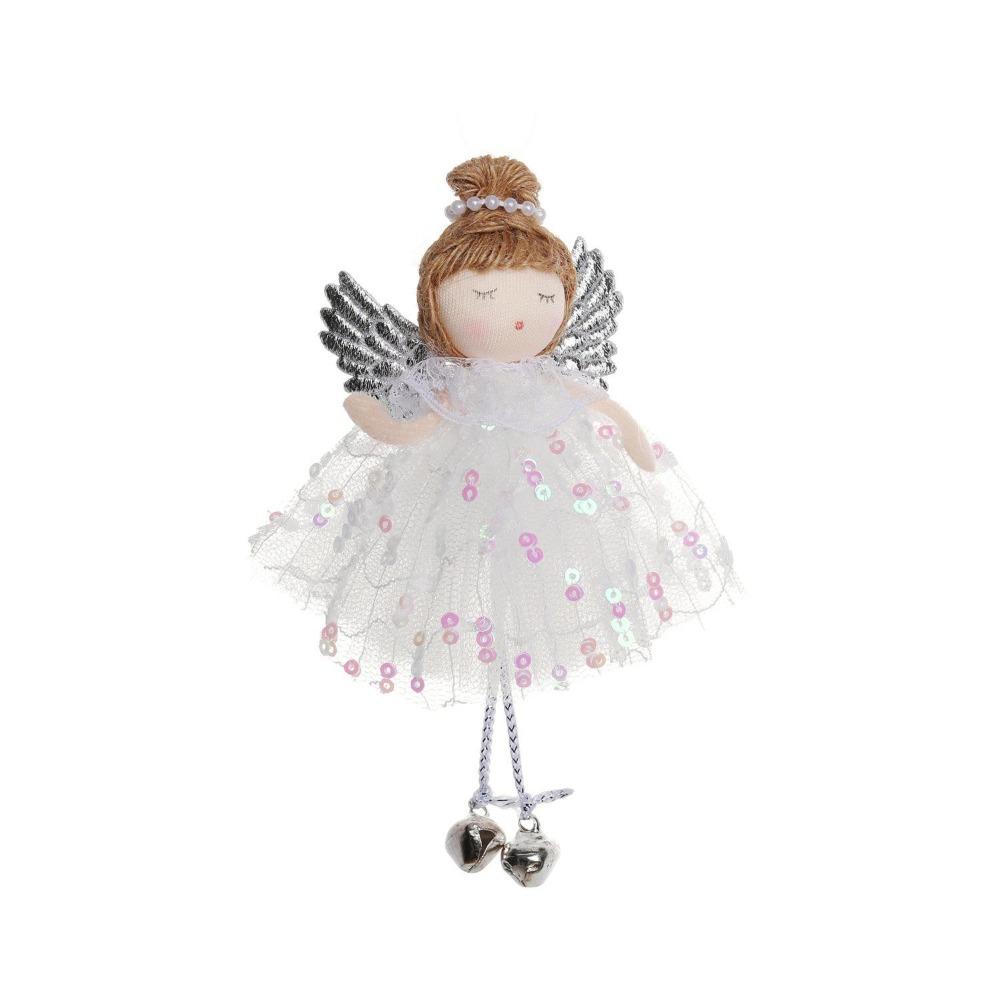 New Christmas Supplies Christmas Feather Angel Christmas Tree Decoration Pendant Small Pendant Christmas