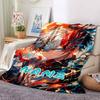 Custom 1pc Midoriya's Dynamic Poses Blanket, Soft And Comfortable Blanket, Casual Warm, Camping Travel Blanket, Birthday Gift Q912104