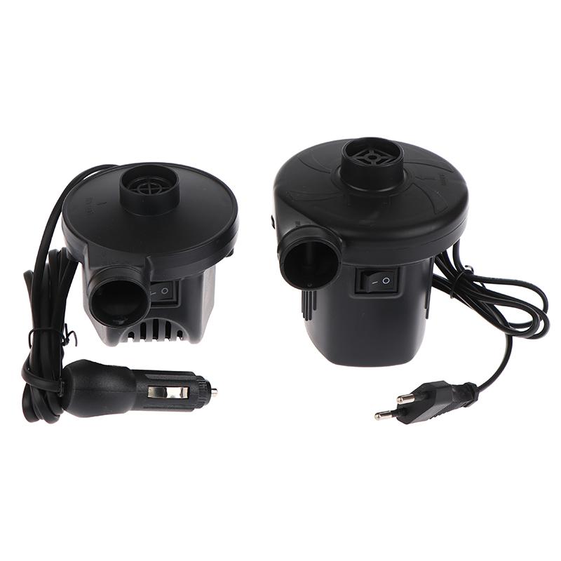 Portable Electric Inflatable Pump With 3 Nozzles Air Mattress Boat Auto Air Inflatable Pump For Car Home Use Camping Inflator