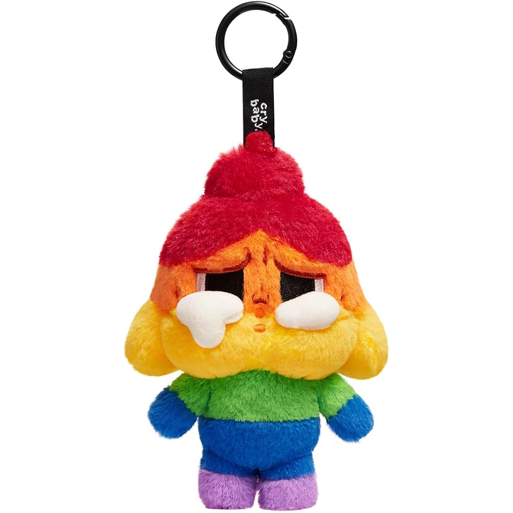 Pop Mart Crybaby Cheer Up Baby Plush Pendant Toy PVC Figure Blind Box Collectible