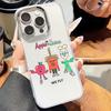 Cartoon Apple And Onion Phone Case for Xiaomi Redmi Note A5 A3 15 14 13 14c 13c 12 11 12s 12c 10c 10 9  Pro Plus 4G 5G Cover