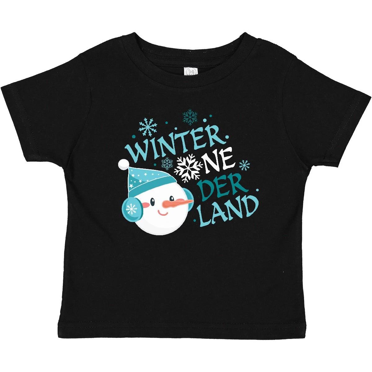 Inktastic IWinter One-derland- First Birthday With Snowman Baby T-Shirt Winter 1 100