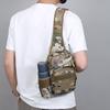 Men Chest Bag Tactical Sling Pack Multi-pocket Crossbody Bags with Bottle Pocket Outdoor Sport Shoulder Sack Hiking Camping Bags