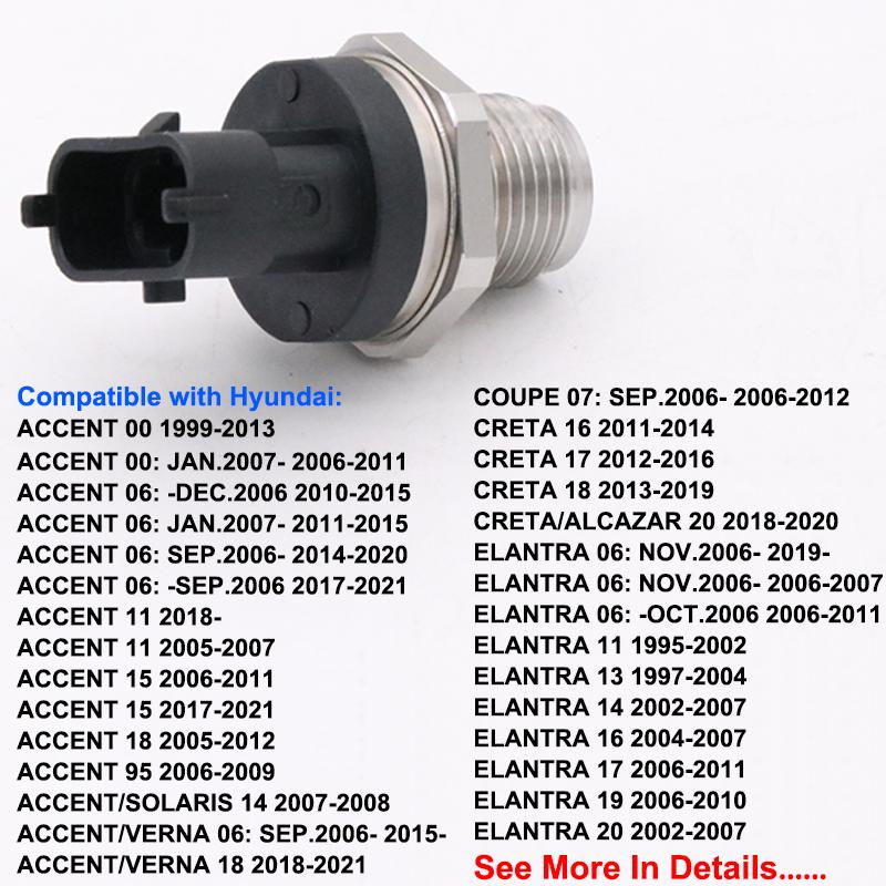 Fuel Rail Pressure Sensor Common Regulator 31401-4A400 314014A400 0281002863 98006101 for Hyundai Accent Elantra Tucson Kia CEED