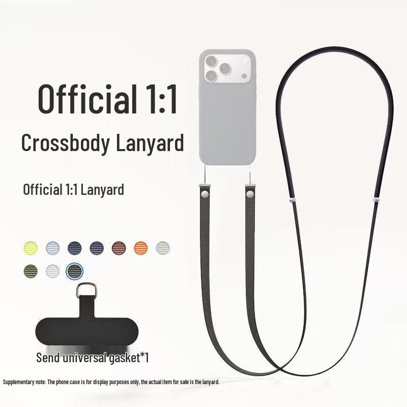 Magnetic Crossbody Lanyard for iPhone 17 - Official Apple Style Shoulder Strap