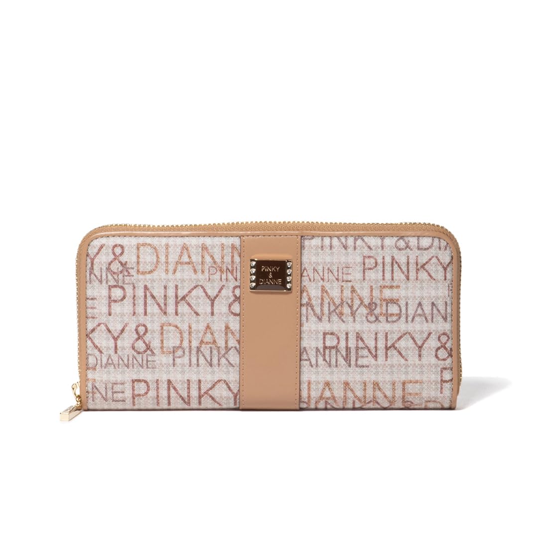 

и Кошелек Твид Женский Для хранения PDLWGAT4 Бежевый [Pinky Diane] [Смешанный твид] бежевый