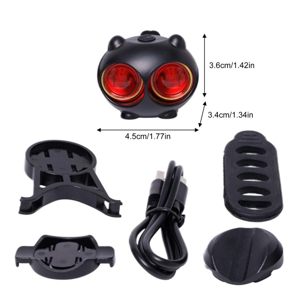 

Bike Taillight Smart Rearlight For Riding Bright Bike Taillight With 5 Modes For Night Travel Camping Commuting Road Dirt