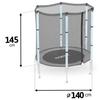 Outdoor Trampoline Net 140Cm 4.5Ft Neo-Sport