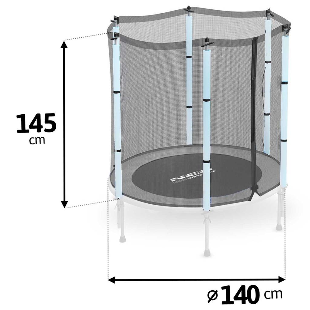 Outdoor Trampoline Net 140Cm 4.5Ft Neo-Sport