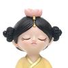 Girl Mini Statue Desktop Decoration Craft ,Creative ,Miniature Figurine Buddhist Girl Figurine for Cake Decoration Bedroom