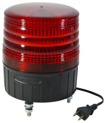 Nichido Large LED Rotating LED Flasher Light, 150, 100V, Red, 14007, NLF150-100V-R