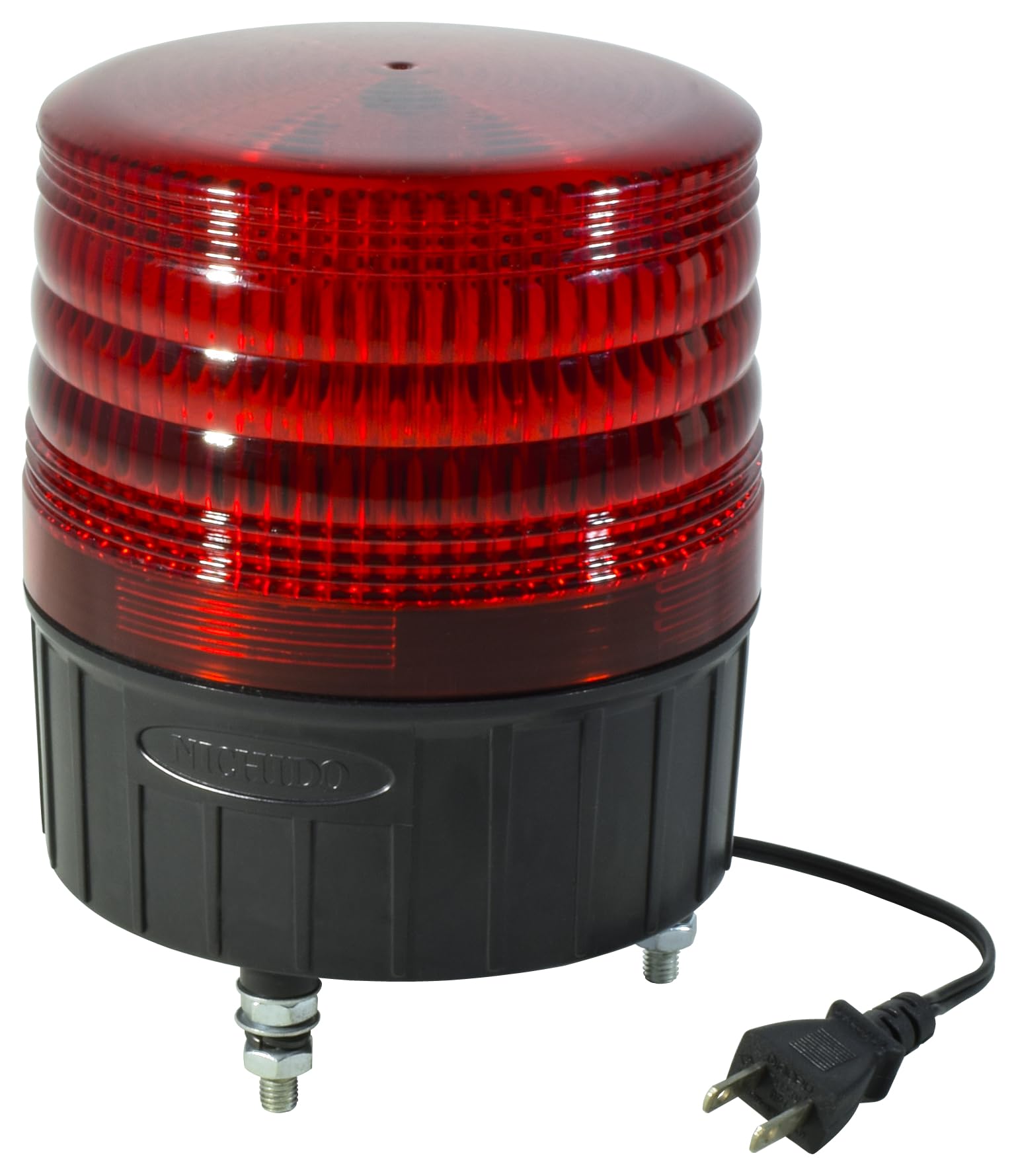 

Nichido Large LED Rotating LED Flasher Light, 150, 100V, Red, 14007, NLF150-100V-R