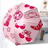 1pc Cowgirl Vibes Automatic Open/close Folding Umbrella, Compact Portable Travel Umbrella, Durable Construction Yy251230139