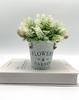 Nordic Lavender Bonsai In Retro Tin Bucket - Artificial Plant for Home Decoration Display