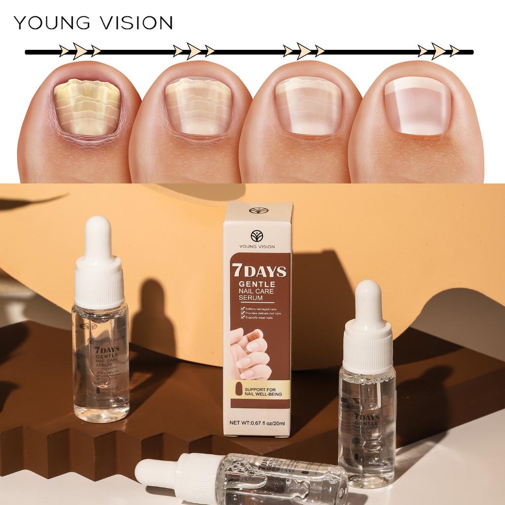 YOUNG VISION 7 Tage Nagelreparaturserum, Stärkt & Repariert Beschädigte Nägel