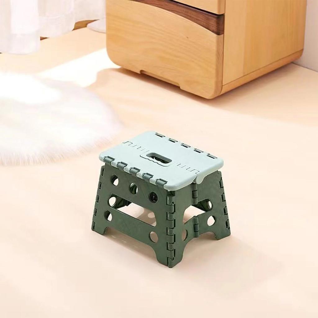 Folding Footstool, Cute Bathroom Chair, Compact Seating Furniture, Adult Folding Footstool