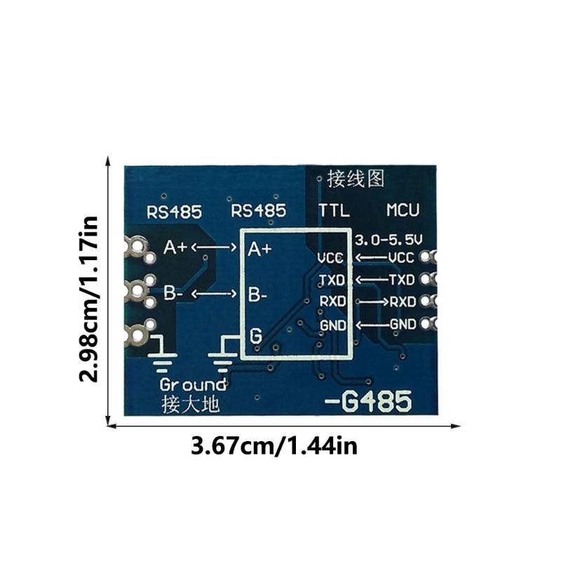 Compactly TTL to RS485 Module Signal Converters 3 V 5V Power Industrial AntiInterference Design Wide Voltages Input