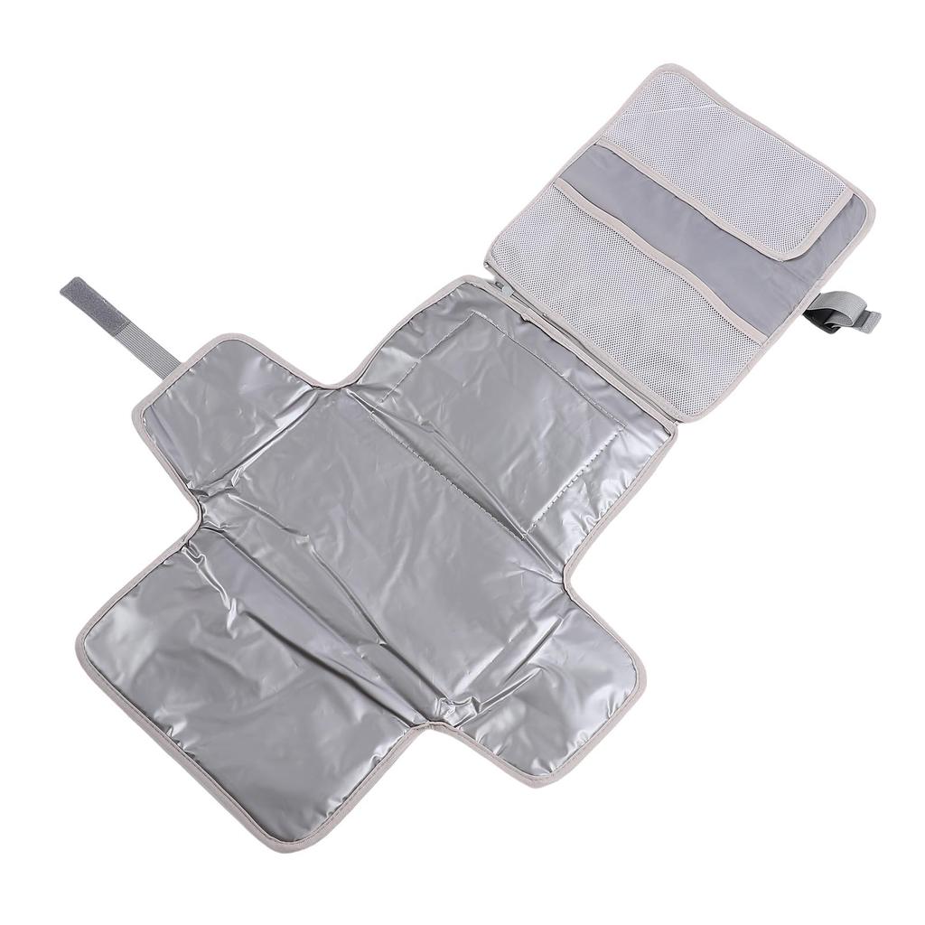 Newborn Changing Mat with Wet Wipe Holder Water Proof Portable Baby Diaper Changer Pad for Travel