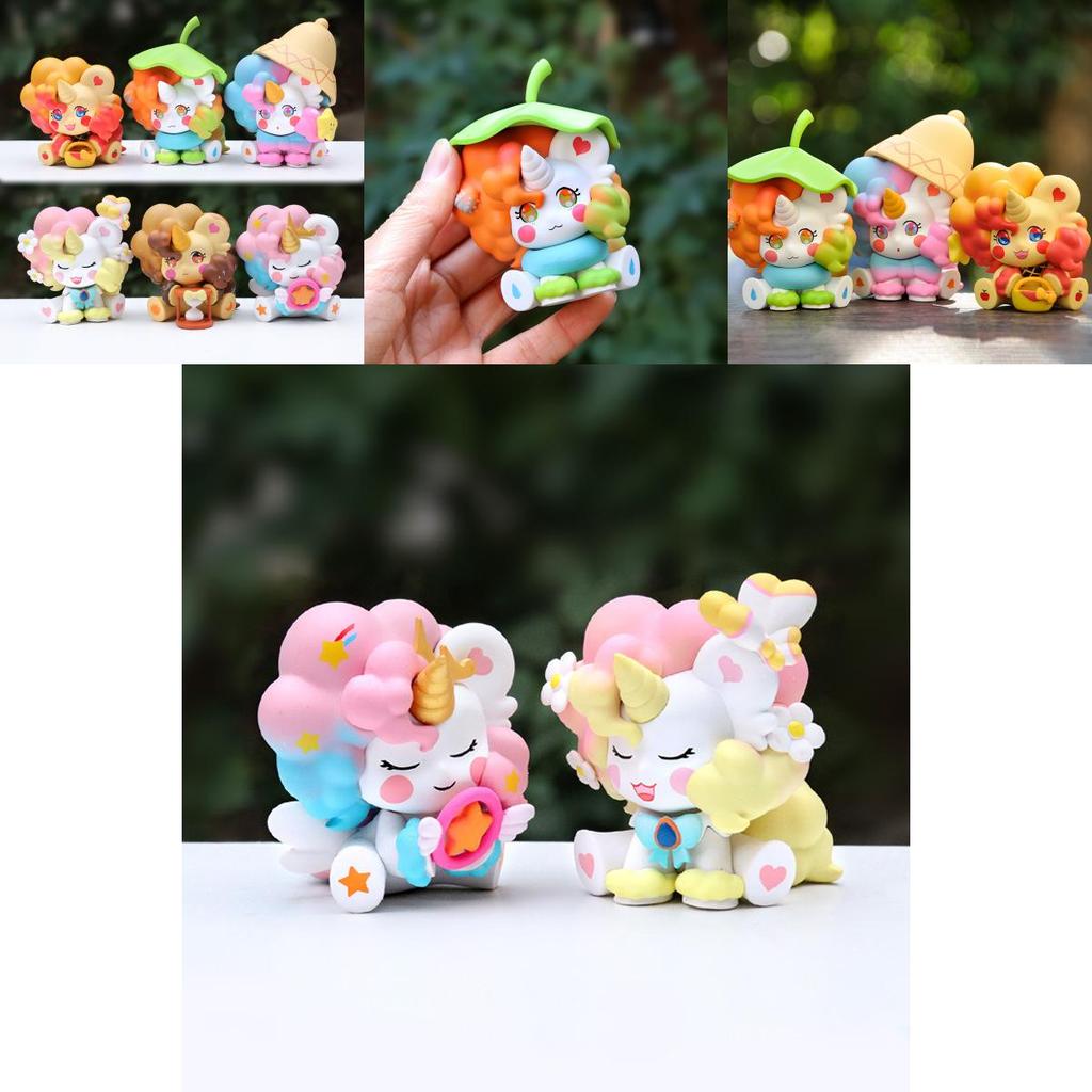 Unicorn Pvc Figurine Creative Home Decor Room Ornament Gift For Girls