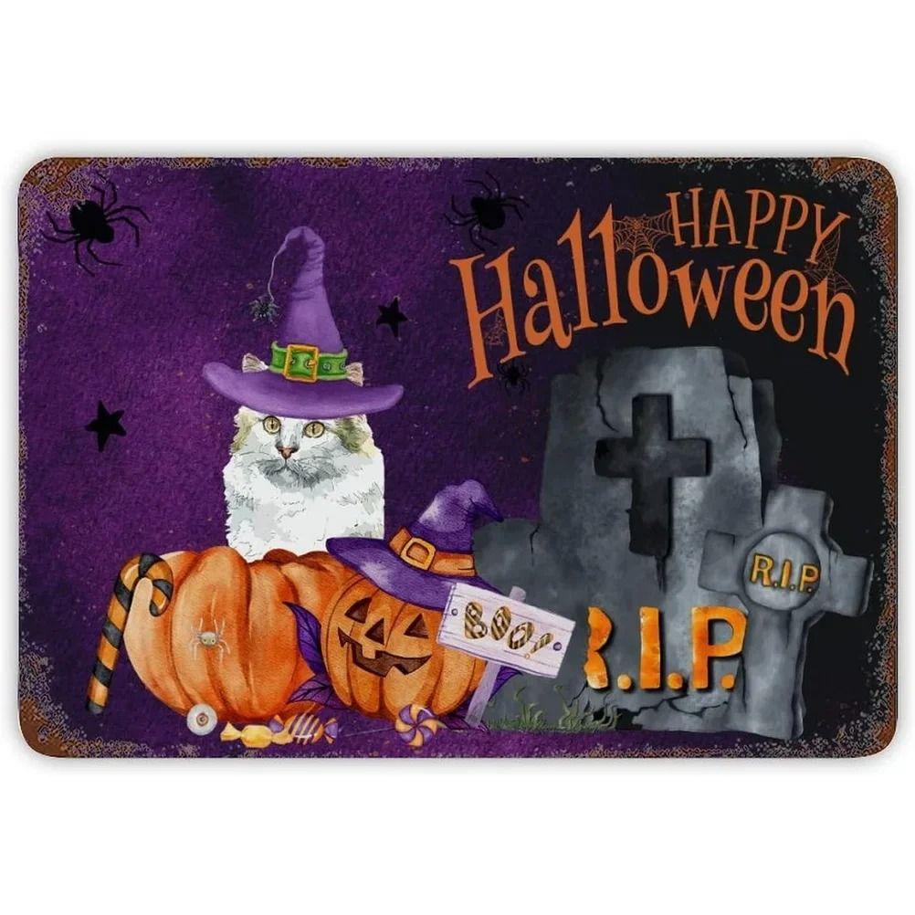 Halloween Pet Costume Metal Tin Sign Party Home Decor
