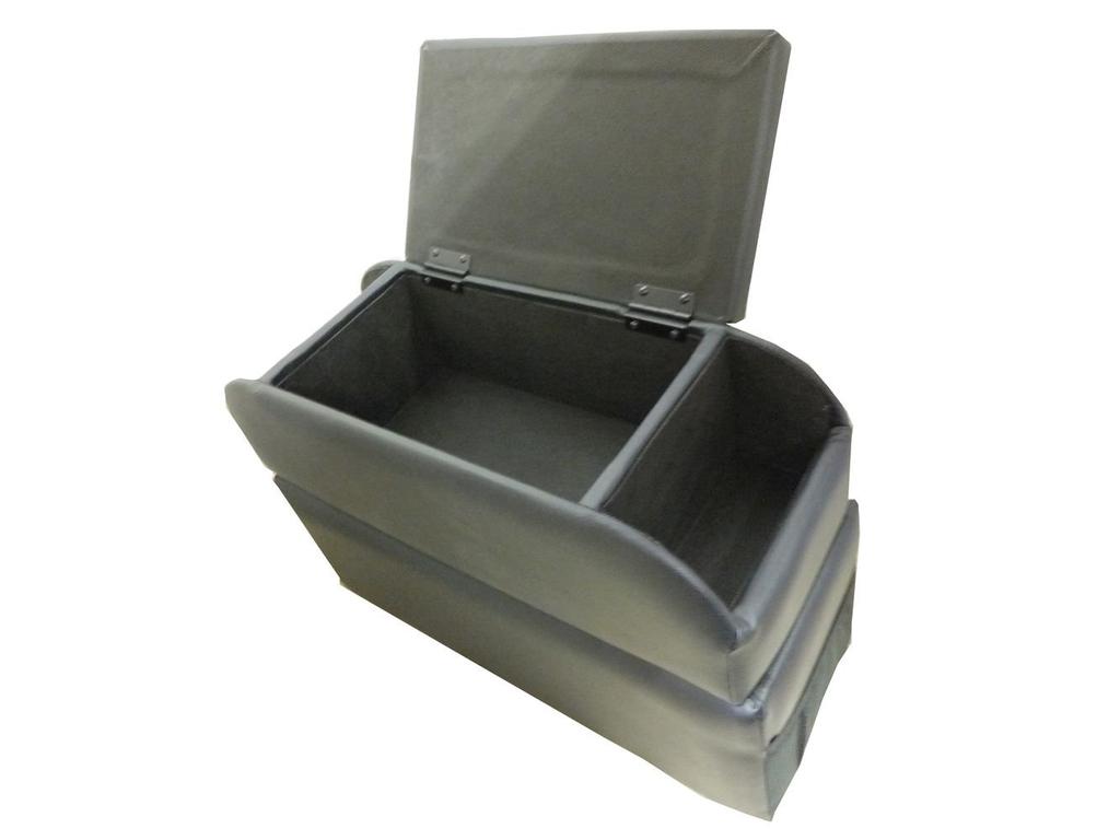 Ito Seisakusho Quality Console Armrest Console Box for Toyota Noah/Voxy, Black, QC-1