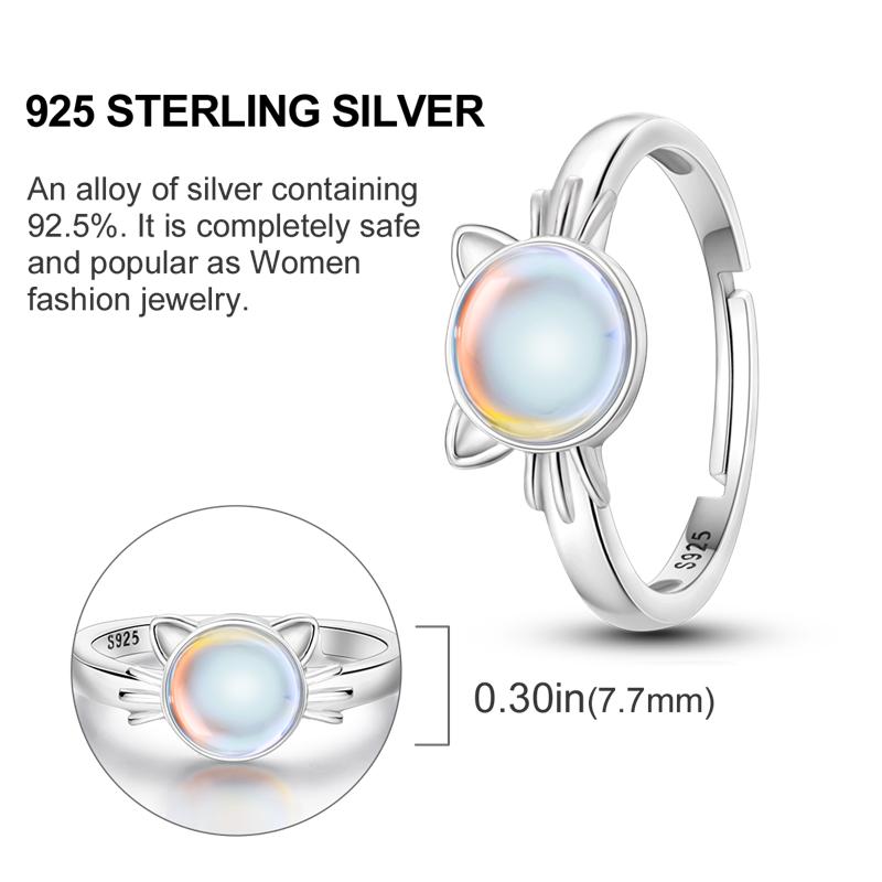 2023 925 Sterling Silver Sun Rainbow Ring Butterfly Rings Beaded for Women Original Design Luxury Fine Jewelry Gift Party