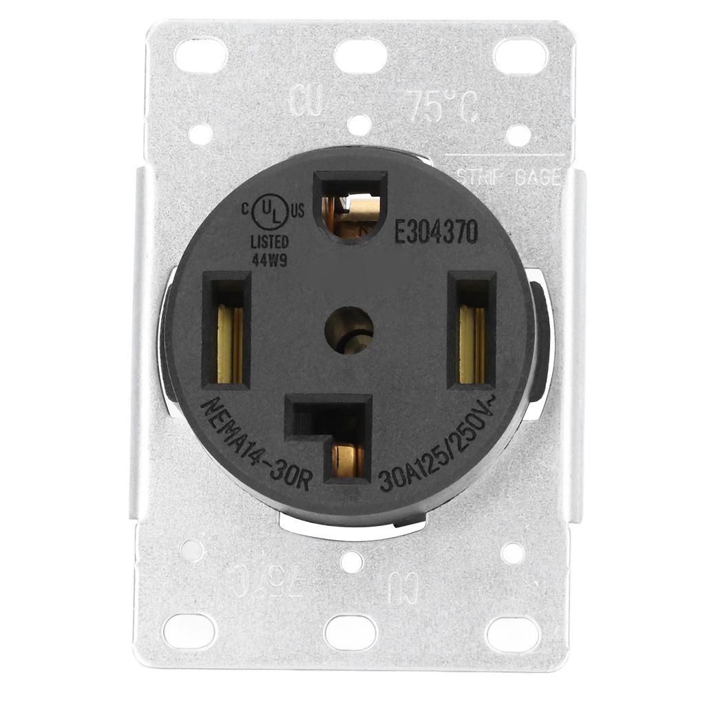 4-Loch Industrie Steckdose Buchse Stromanschluss US Standard 30A 125V250V