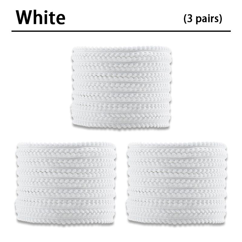 2Pair Flat Rope Shoelaces for Running Sneakers 6MM Elastic Athletic Shoelaces Replacement for Trainers 120/140/160CM Accessories
