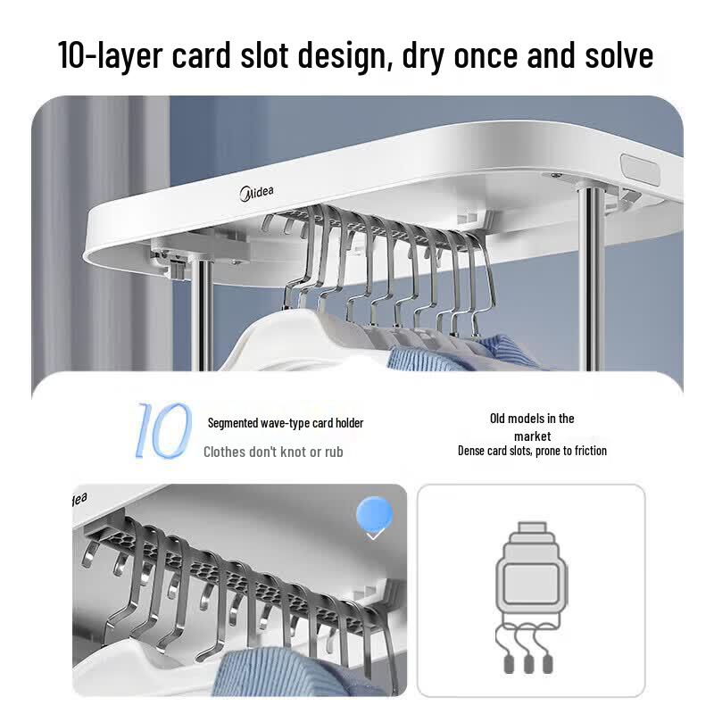 Midea Folding Clothes & Shoe Dryer with UV Sterilization