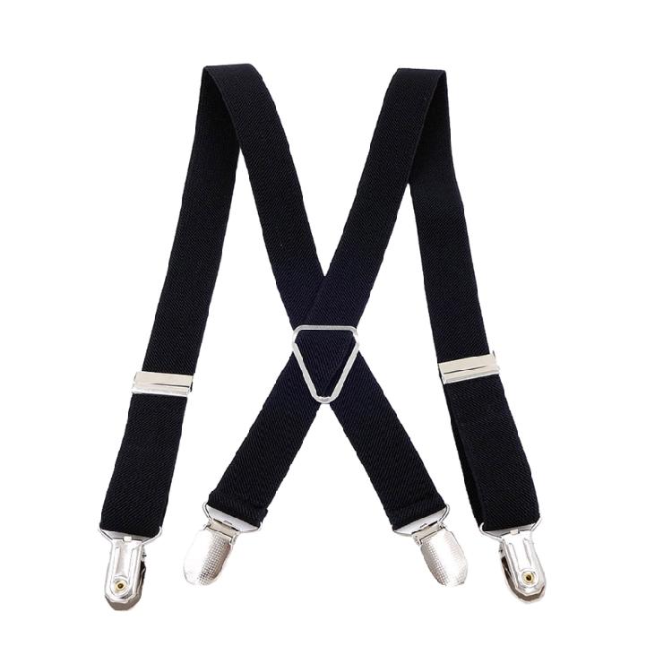 4 Clip-On Adult Suspenders for Shirt Men Woman Suspender Support for Jeans