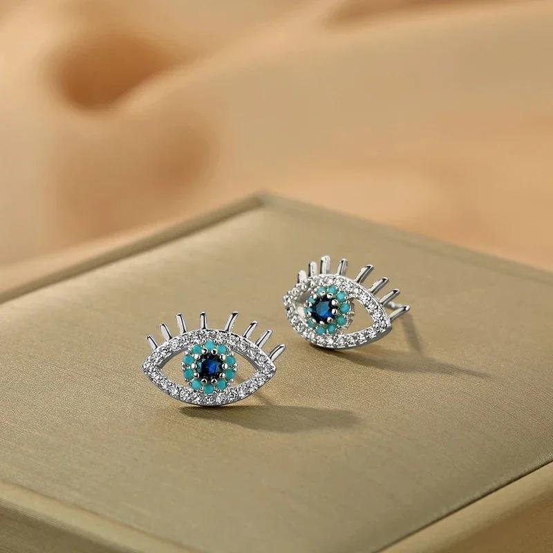 Bagues Porte-Bonheur Turques Bleu Œil Maléfique pour Femmes Bague Ouverte Réglable en Acier Inoxydable Tendance 2025 Alliance Bijou de Couple Cadeau