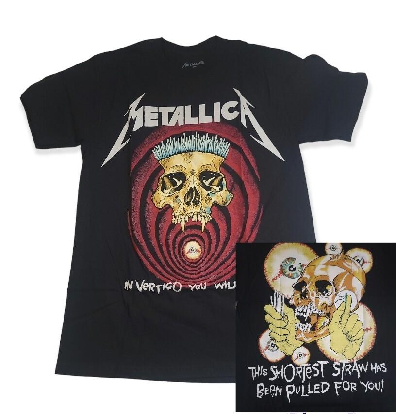 

Metallica 1988 Shortest Straw In Vertigo You Will Be Футболка 2-сторонняя Размер S Унисекс Футболка M