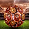 1pc Demon Slayer Kimetsu No Yaiba Football Soccer Ball Size 5 Indoor Soccer Ball Fashion Colorful  Backyard Game -Great For Sports Fans Gift HE11