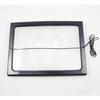 Glass Hands-Free Large Rectangular Desktop Reading Magnifying Glass with 4 LED