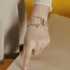 Neue römische Ziffern Strass Damen Quarz Armbanduhr