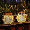Exclusive Iron Art Owl Solar Light - Outdoor Courtyard and Villa Decoration