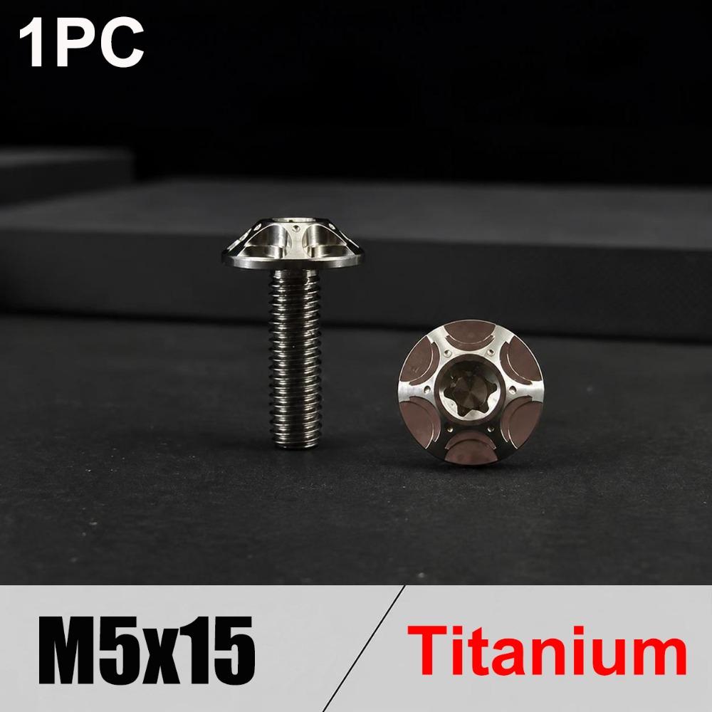 M5/M6 x 15mm Titanschrauben Titan Dekorationsschrauben Langlebige Motorradschraube