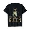 God Save The Queen Cute Bees Lover Beekeeping Honey Bee T Shirt Vintage Washed Streetwear Stretched Designer Clothes Casual
