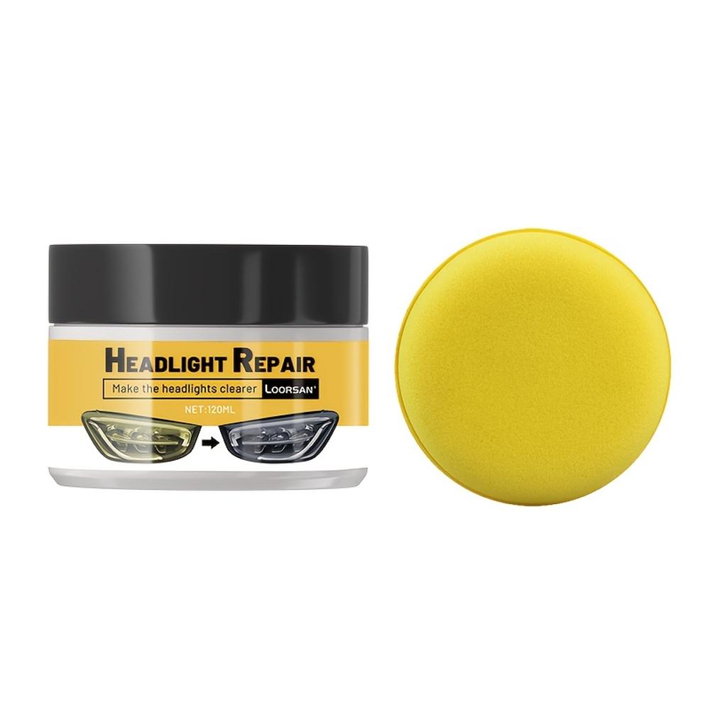 

Professional Car Headlight Restoration Kit - Removes Yellowing, Oxidation & Foggy Lenses - Polishing & Grinding Material for Enh
